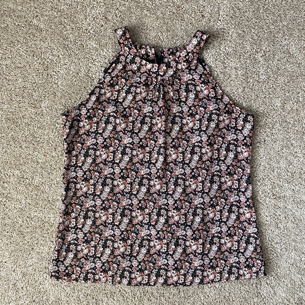 New York & Company Soho Jeans Floral Tank